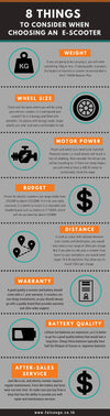 [INFOGRAPHIC] 8 Things to Consider When Choosing an E-Scooter - Scootology - Malaysia's Best Electric Scooter 