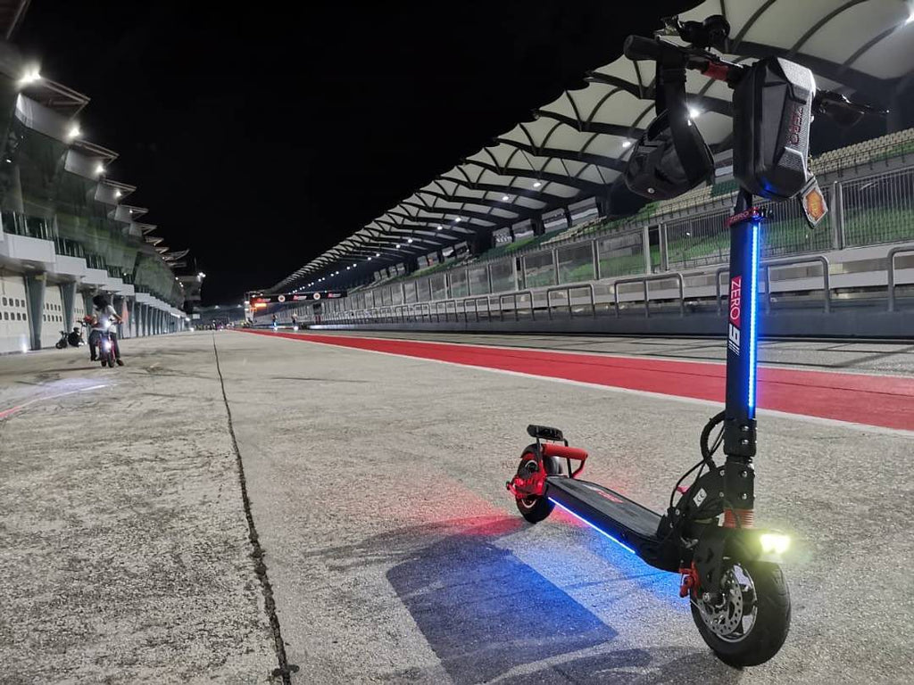 ZERO 9 lite escooter sepang track view