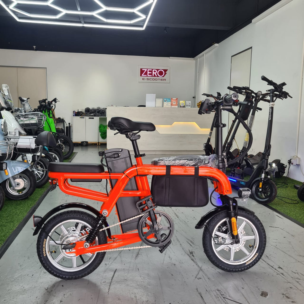 JIMOVE M2 PRO ~ 48V (35KMH, 35-60KM) 350W, Removable Battery, Alarm Lock, Dual Suspension, Pedal Assist