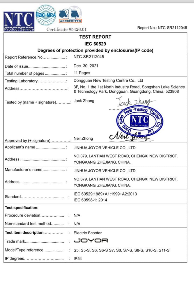 Joyor Electric Scooter Malaysia 