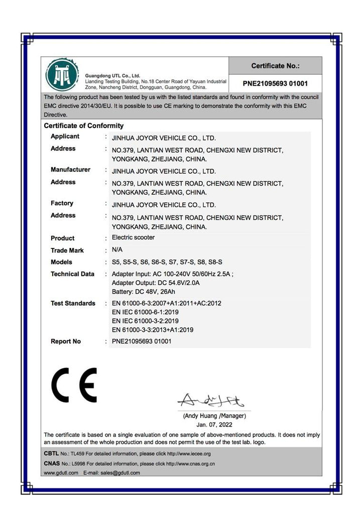 Joyor Lightest Electric Scooter Malaysia 