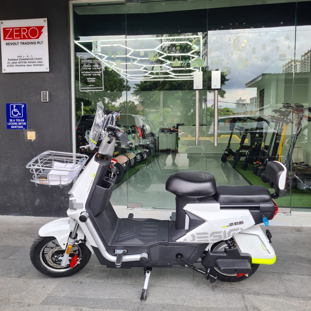 PLERS AK ~ 72V 20Ah, 1800W Peak, 80km, 45kmh, Hydraulic Brake, 14" Tubeless, Dual Suspension, Remote Alarm, LED Signal, NFC Lock