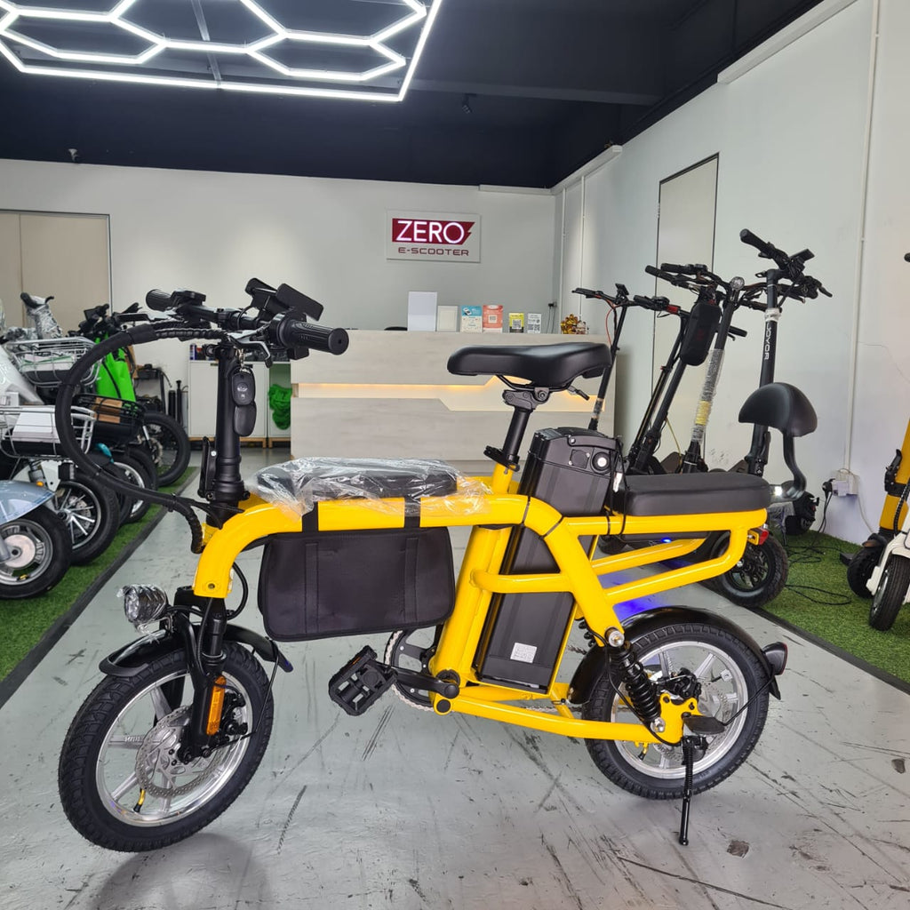 JIMOVE M2 PRO ~ 48V (35KMH, 35-60KM) 350W, Removable Battery, Alarm Lock, Dual Suspension, Pedal Assist