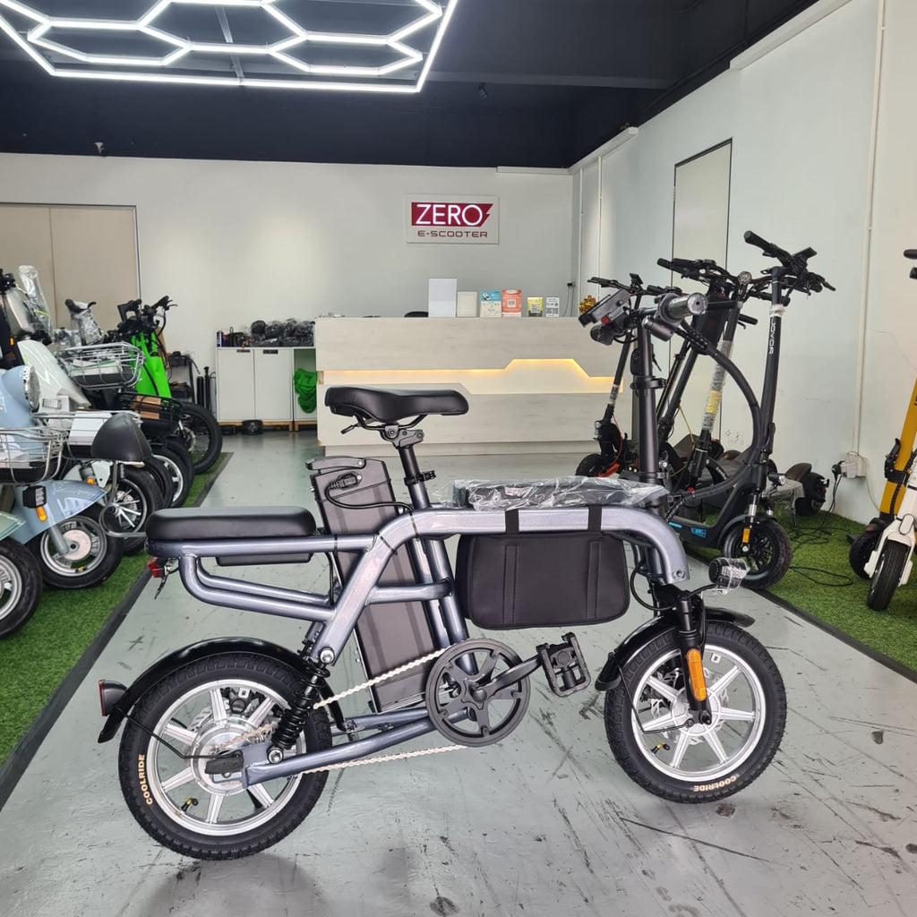 JIMOVE M2 PRO ~ 48V (35KMH, 35-60KM) 350W, Removable Battery, Alarm Lock, Dual Suspension, Pedal Assist