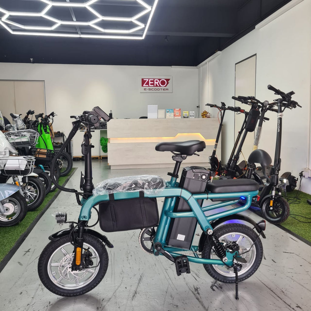 JIMOVE M2 PRO ~ 48V (35KMH, 35-60KM) 350W, Removable Battery, Alarm Lock, Dual Suspension, Pedal Assist