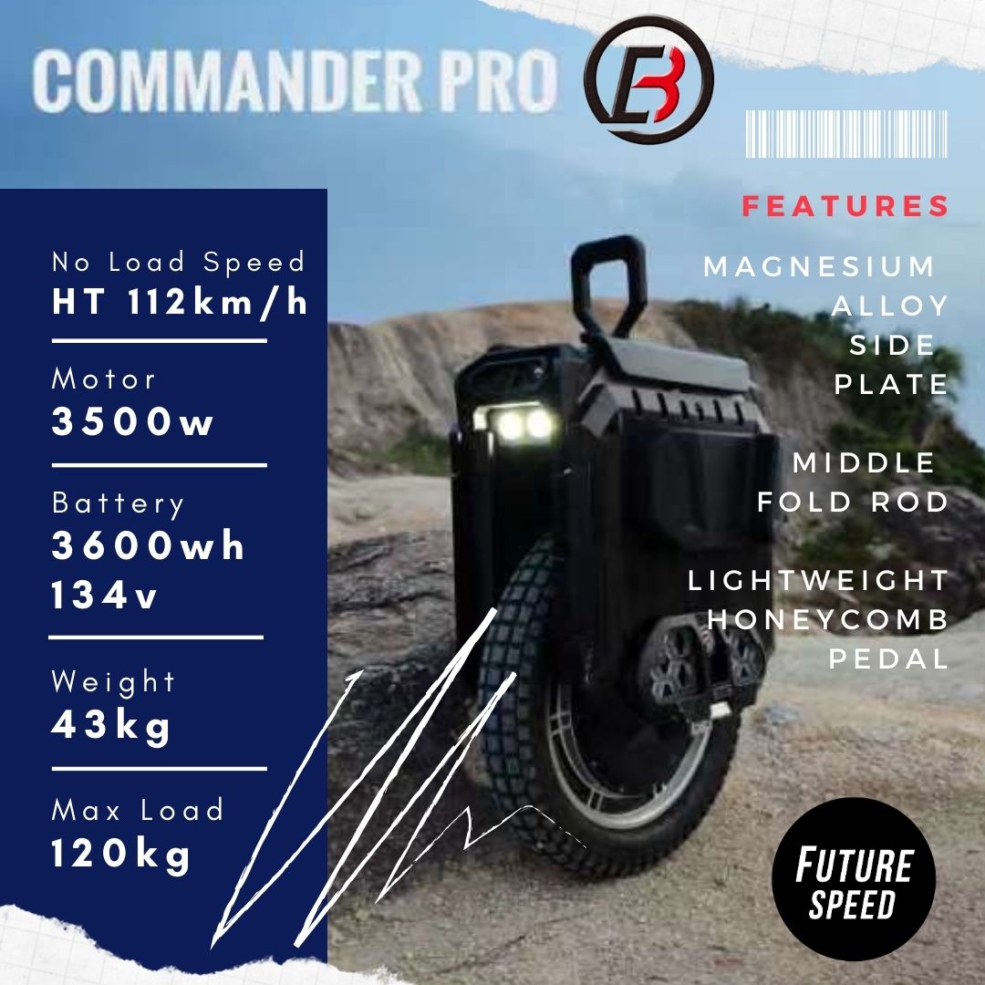EXTREME BULL COMMANDER PRO - HIGH TORQUE Electric Unicycle - ZERO & VSETT -  Malaysia's Best Electric Scooter